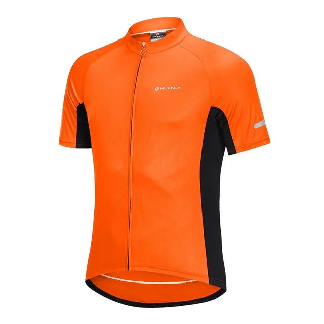 Team Customized Outdoor Short Sleeved Cycling Jersey Orange - Shop at LoveMi