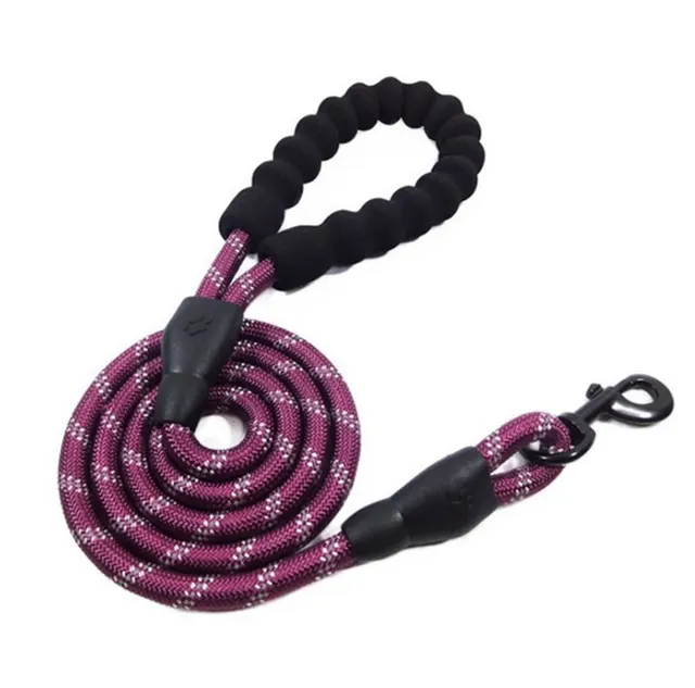 Sponge Pet Reflective Nylon Traction Rope Purple - Shop at LoveMi
