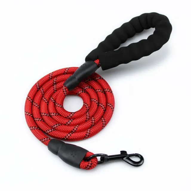 Sponge Pet Reflective Nylon Traction Rope Red - Shop at LoveMi