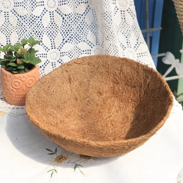 Coconut Palm Cushion For Plastic Flower Pot Square Gardening Mix Soil Lock Design Mat Flower Pot Plant Change Cushion New 20Cm - Shop at LoveMi