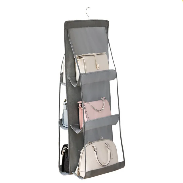 Bag Racks, Cabinets, Bag Storage Bags, Door Racks, Partitions, Wall Hanging Type Gray - Shop at LoveMi
