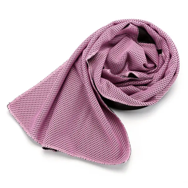South Korea Cold Towel Outdoor Sports Towel Cooling Heatstroke Prevention Cold Towel Manufacturers And Retail Can Be Customized Logo Pink - Shop at LoveMi