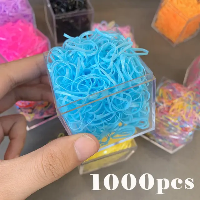 Girls Do Not Hurt Hair Headdress Korean Hair Rope Blue - Shop at LoveMi
