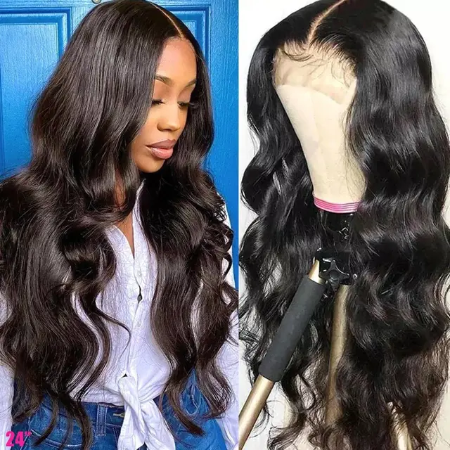 Solid Color Long Hair Wig European And American Women's Mid length Curly Hair Black - Shop at LoveMi