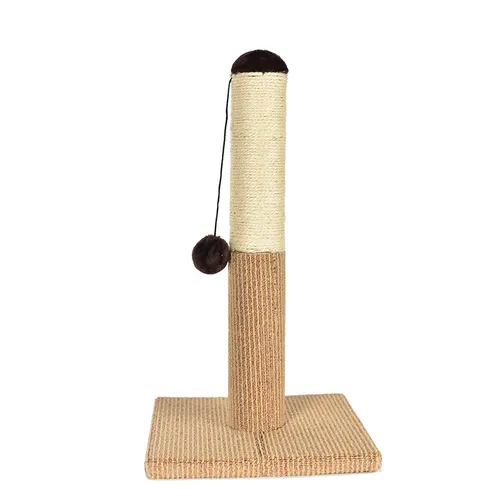 Pin Sword Hemp Rope Paper Tube Cat Climbing Frame Cat Grabbing Board Cat Toy Ball Round Base Cat Pet Toy Yellow - Shop at LoveMi