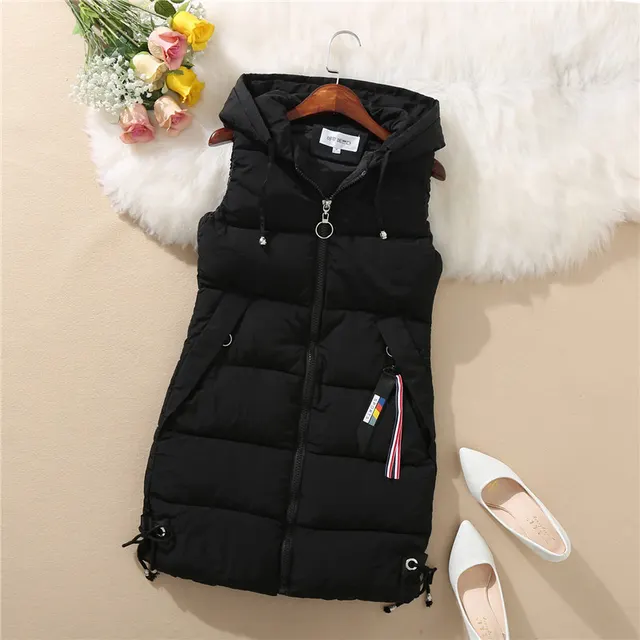 Korean Slim And Versatile Cotton Waistcoat Black - Shop at LoveMi