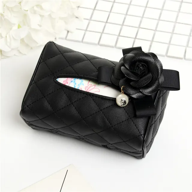 Camellia Car Sun Visor Tissue Box Seat Back Napkin 2Style - Shop at LoveMi