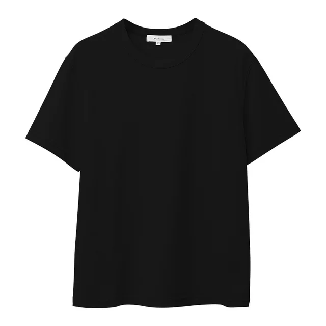 Pure Cotton Bottoming Men's And Women's Couple Tops Black - Shop at LoveMi