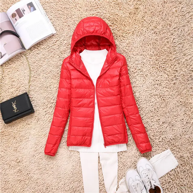 Loose Jacket Plus Fat Plus Size Light And Thin Down Jacket Women Short Short Fat Sister Catty Fat Mm Special Mother Thin N - Shop at LoveMi
