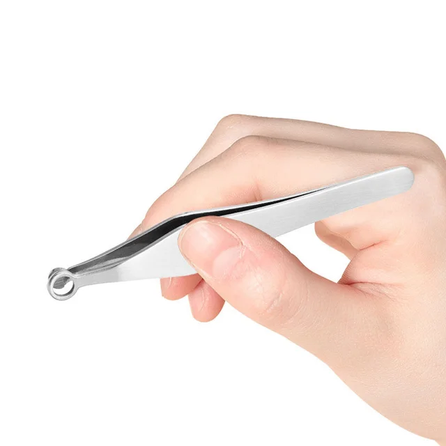 Spot New Eyebrow Trimming Nose Hair Scissors Stainless Steel Nose HairJacket Decoration Hair Beauty Tool One Drop Single Pack - Shop at LoveMi