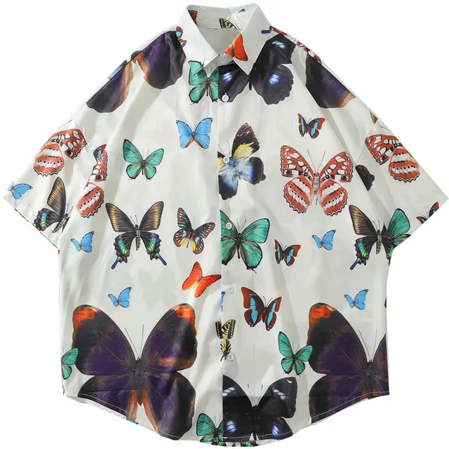 Boys Fashion Brand Casual Short Sleeve Shirt Loose Default - Shop at LoveMi