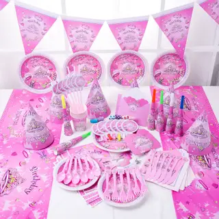 Birthday Party Supplies Birthday Disposable Tableware Dream Girl Theme Suit Prom Decoration Supplies - Paper Towels A Pack Of 10