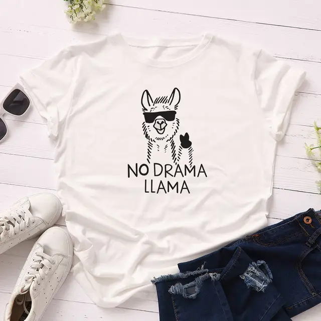 Women's Loose Round Neck Short Sleeve Cotton T shirt White - Shop at LoveMi