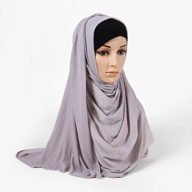 30 color New Single color Single color Female Headscarf Baotou Jersey Autumn And Winter Cotton Scarf - Shop at LoveMi