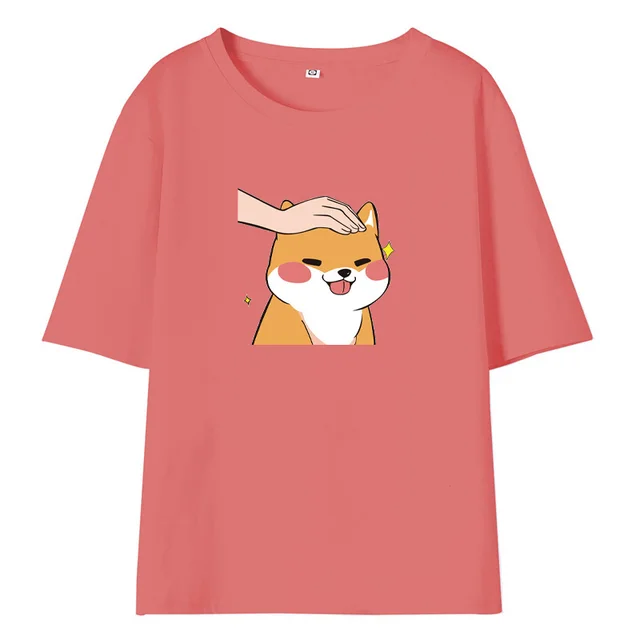 Trend Cartoon Short sleeved Women's Women's Ins Pure Cotton Women's Half sleeved T shirt Spring And Summer Korean Style Loose Slim Top Cosmetic - Shop at LoveMi