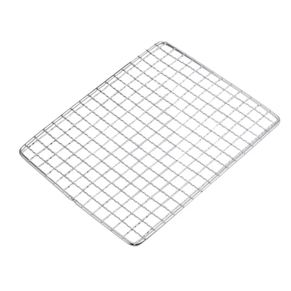 Stainless Steel Portable X-shaped Grill DIY Card Grill New Mini Folding Camping Wood Stove - Barbecue Net