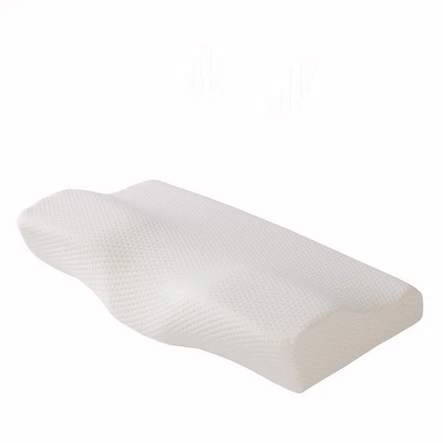 Contoured Memory Foam Pillow for neck pain Cervical Pillows Gypsophila Golden Dot - Shop at LoveMi