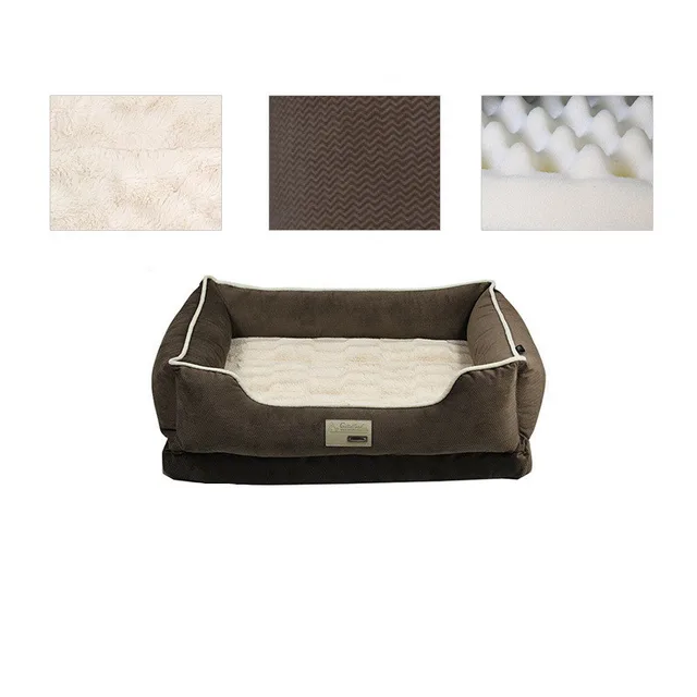 Kennel Four Seasons Universal Removable and Washable Medium and Large sized Dog Golden Retriever Dog Mat Dog Bed Pet Kennel Warm Winter Dog Supplie... Brown - Shop at LoveMi