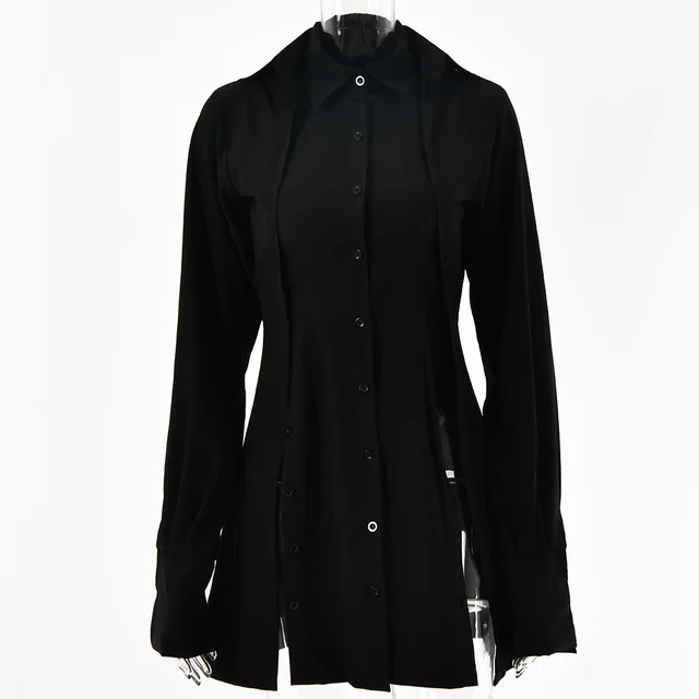 Women's Sexy Waist Waist Temperament Ppackage Hip Shirt Short Skirt Black - Shop at LoveMi
