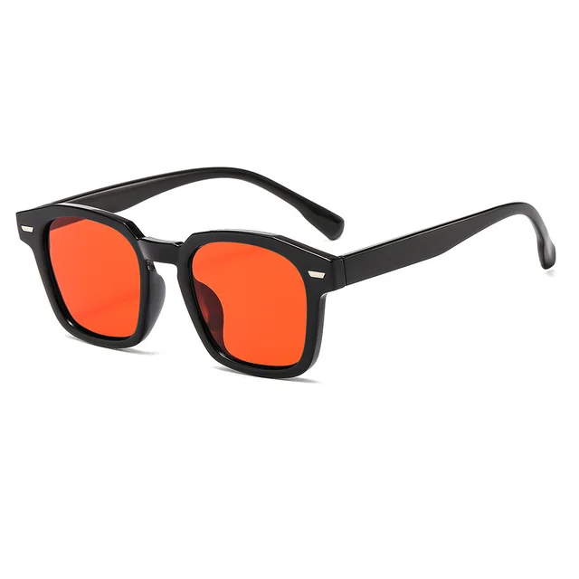 Rice Nail Sunglasses Irregular Ocean Film Sunglasses New Wave Sunglasses Metal Hinge Nihaojewelry Nhba220400 Bright Black Red Film - Shop at LoveMi