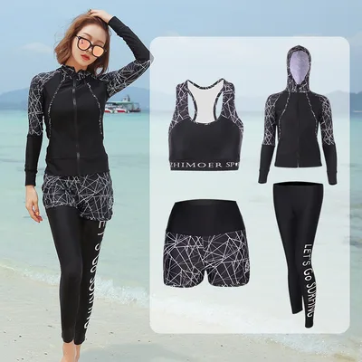 Long sleeved Trousers Jellyfish Suit Snorkeling Surfing Swimsuit Suit 4 Lady M - Shop at LoveMi