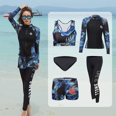 Long sleeved Trousers Jellyfish Suit Snorkeling Surfing Swimsuit Suit 8 Lady M - Shop at LoveMi