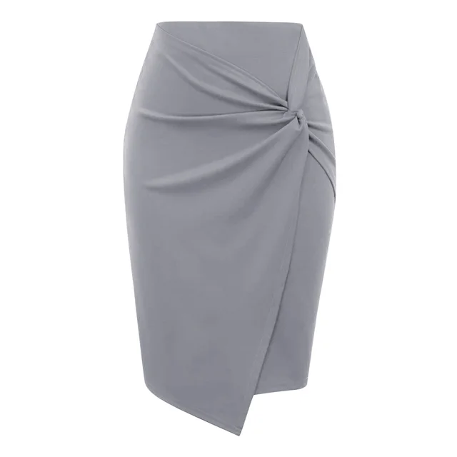 Printed Urban Casual Bag Hip Skirt Skirt Grey - Shop at LoveMi