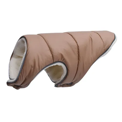 Golden Retriever Samoyed Reflective Cotton Vest Light Coffee - Shop at LoveMi