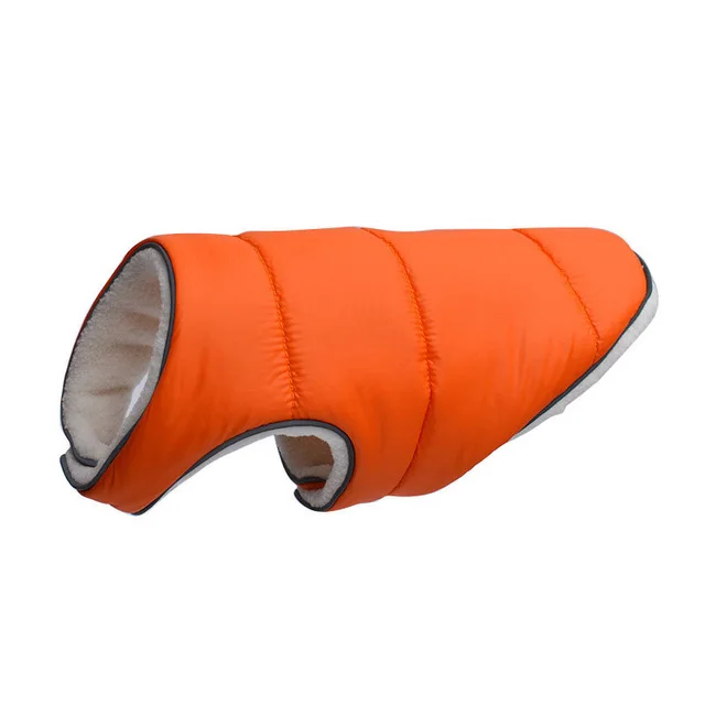 Golden Retriever Samoyed Reflective Cotton Vest Orange - Shop at LoveMi