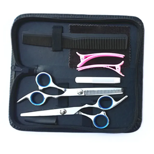 Hairdressing And Hairdressing Scissors Bangs Cut Set Upgraded Version Of Flat Cut T - Shop at LoveMi