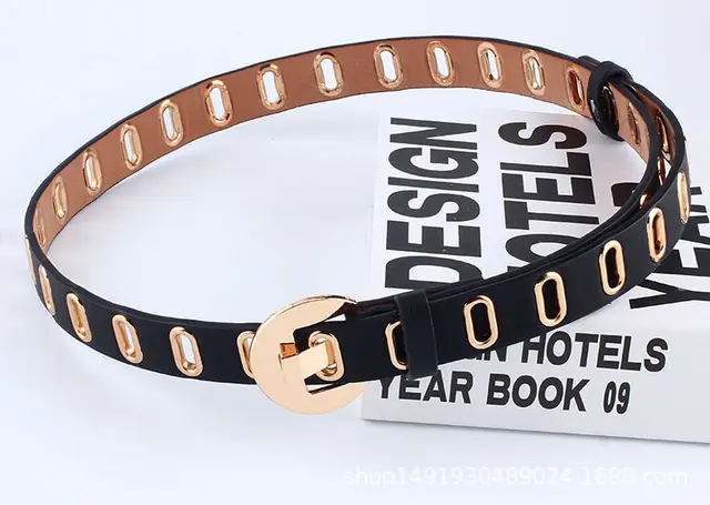 Fashion Versatile Jeans Decorative Belt Black - Shop at LoveMi