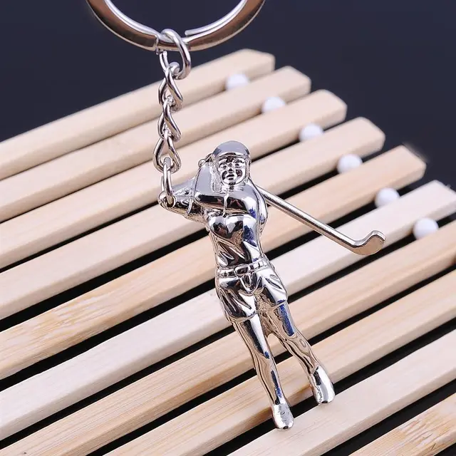 Creative And Simple Metal Keychain Silver - Shop at LoveMi