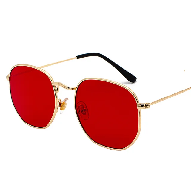 Harajuku Personality Irregular Sunglasses Fashion Metal Glasses Men'S Literary Style Sunglasses C9 - Shop at LoveMi