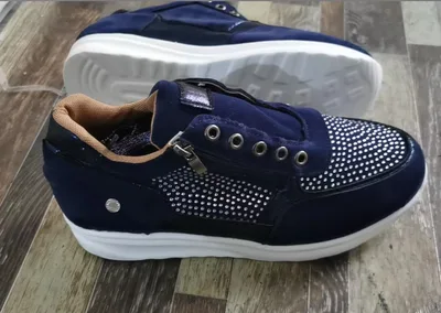 Women's Shoes Fashion Fashion British High rise Slope With Two tone Bottom Large Size Casual Shoes Blue - Shop at LoveMi