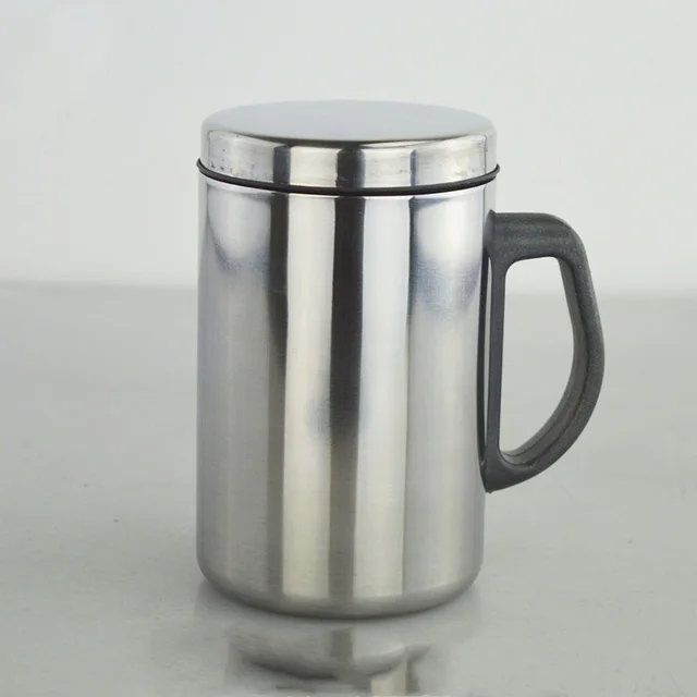 Export Stainless Steel Double layer Mug Thermos Outdoor Water Cup Gift Cup Custom Logo White Box - Shop at LoveMi