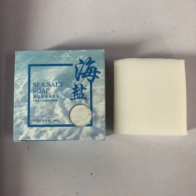 Natural Sea Salt Goat Milk Handmade Soap In Addition To Mites And Whitening Essential Oil Soap Live Broadcast Wechat Photo Color - Shop at LoveMi