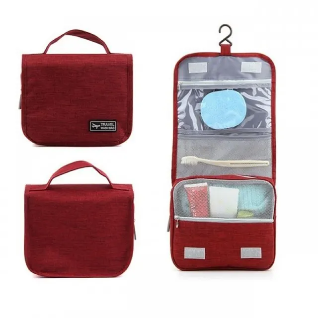 Cosmetic Bag Organizer Case Necessaries Make Up Toiletry Bag J36 Winecolor - Shop at LoveMi