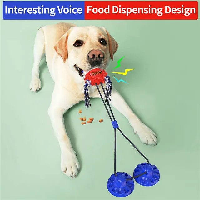 Aggressive Chew Dog Toy Large Dog Interactive Toy Aggressive Chew Dog Indestructible Toy Suction Cup American Basket - Shop at LoveMi
