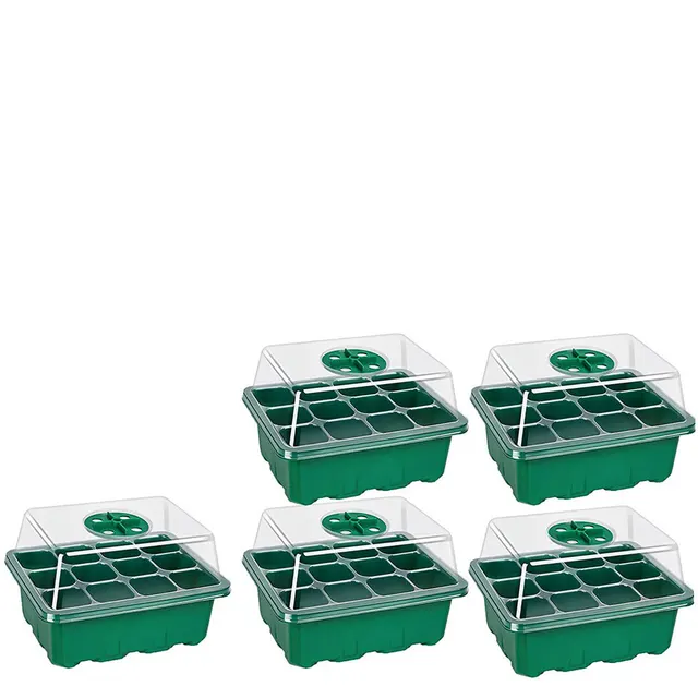 Plug Germination Box Planting And Cultivation Box 5Piece Green Seedling Box - Shop at LoveMi