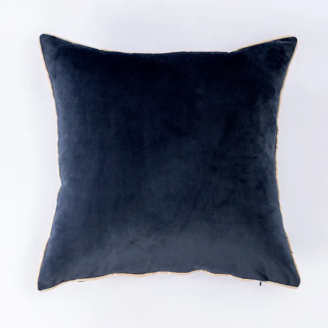 Holland Fleece Soft And Comfortable Pillow Navy Blue - Shop at LoveMi