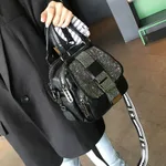 Hot Rhinestone Soft Leather Backpack Women