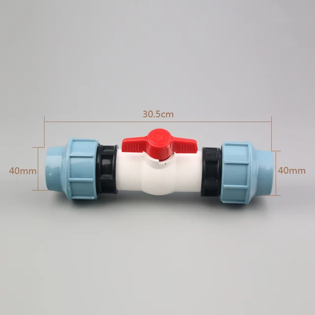 Pipe Double Lock Ball Valve With Tooth Single Lock Ball Valve Quick Twist Quick Lock Sprinkler Irrigation Micro Sprinkler Joint - Shop at LoveMi