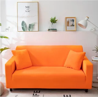 Nordic Concubine Sofa Cover Covers All Omnipotent Web Celebrity - Orange - View 1