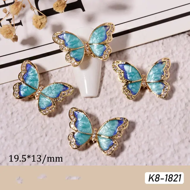 Moving Smart Butterfly Nail Art Jewelry - Shop at LoveMi