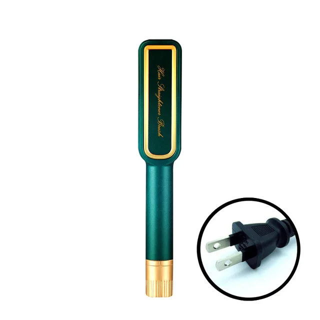 Hair Straightener, Electric Splint, Straight Clamp, Ceramic Hair Straightener, Straight Plate, Black Electronic Thermostat, American Standard Hair ... Green - Shop at LoveMi