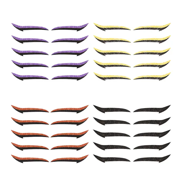 Reusable Eyeliner Stickers Gold Black Red Purple - Shop at LoveMi