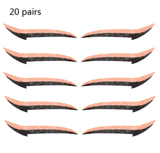 Reusable Eyeliner Stickers - Orange 20 Pairs