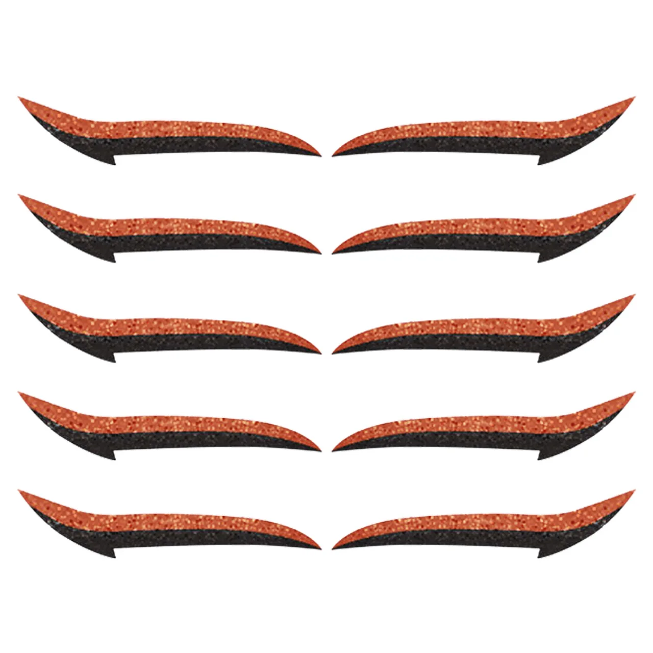 Reusable Eyeliner Stickers - Orange Red