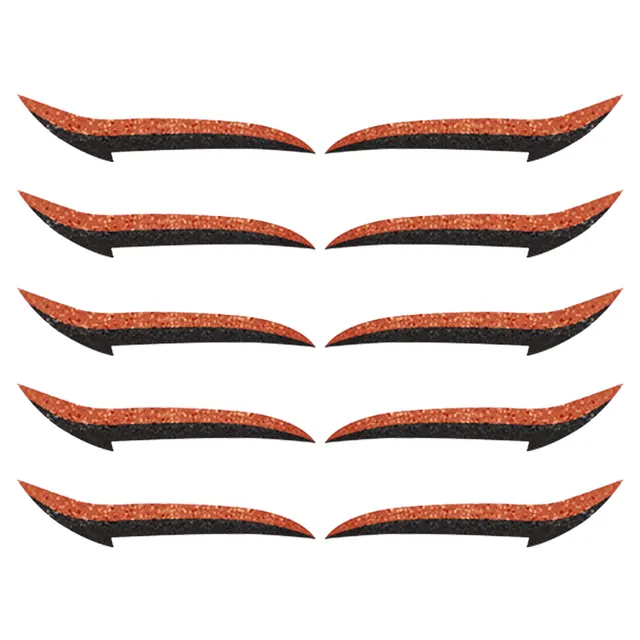 Reusable Eyeliner Stickers Orange Red - Shop at LoveMi