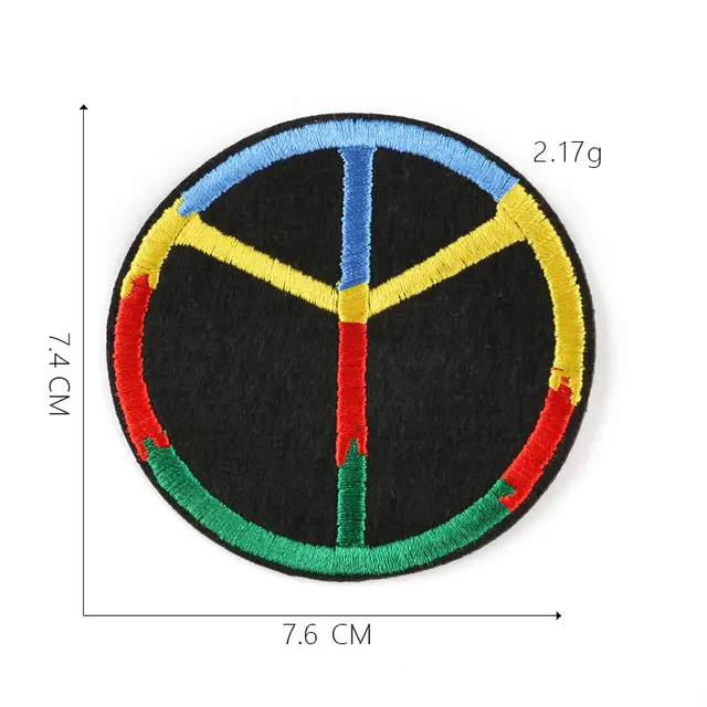 Computer Embroidery Logo Processing Custom Clothing Accessories Flag Map Back Adhesive Cloth Badge Ironing Patch A8 - Shop at LoveMi